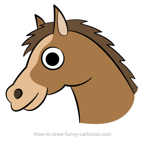 Horse head drawing (Sketching + vector)