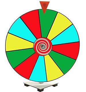 Amazon.com : 18" Round Tabletop Color Dry Erase Spinning Board ...