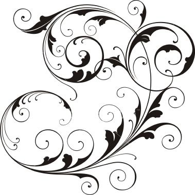 1000+ images about Floral/ Graphics/ Swirl