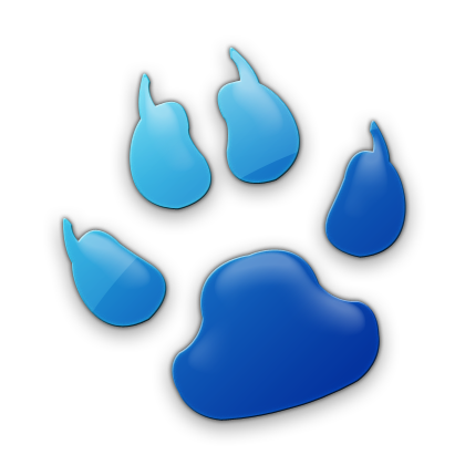 Dog (Dogs) Paw Print Icon #011471 Â» Icons Etc