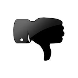 White Thumbs Down - ClipArt Best