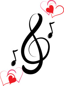 Music Notes Heart Clip Art - Free Clipart Images