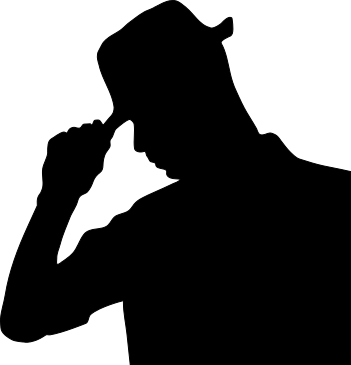Shadow Of Man Clipart