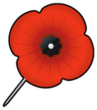 Outline Day Remembrance Rememberance Armistice Commonwealth Poppy ...