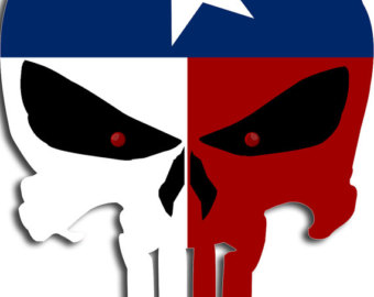 Subdued US Flag Punisher Skull-Reflective Decal with by YetiSigns