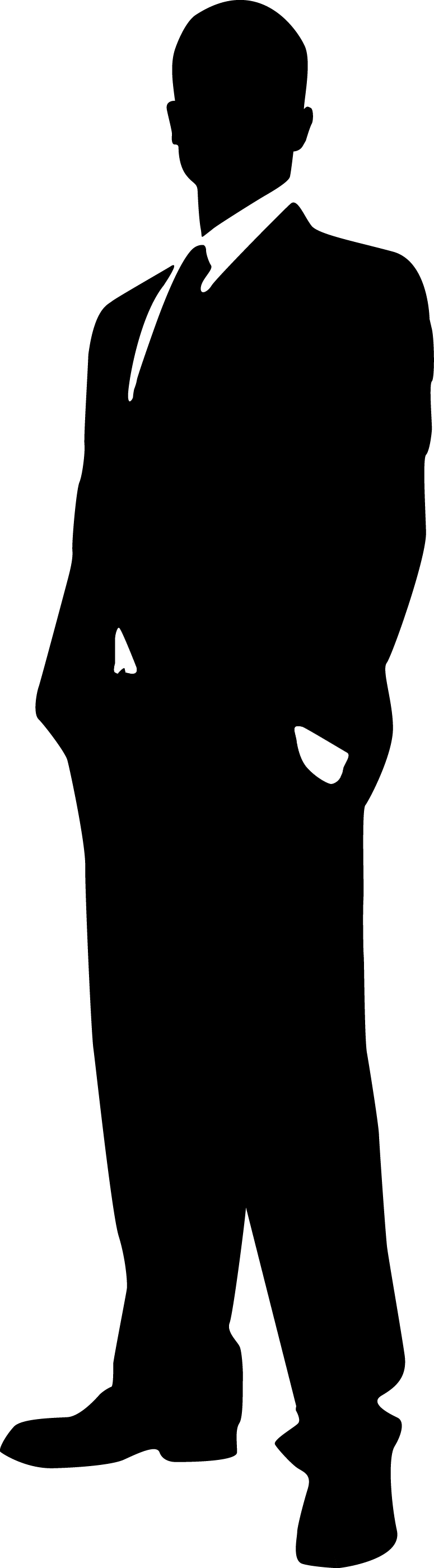 Man silhouette clipart png