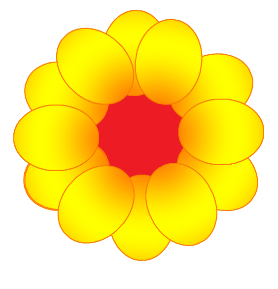 Yellow Flower Clipart