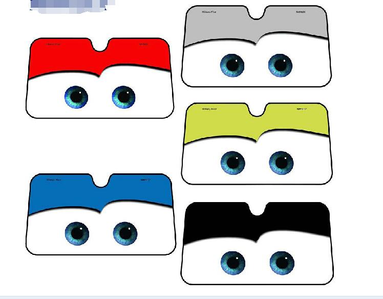 2015 Big Eyes Cars Front Auto Car Cartoon Pixar Windshield Sun ...