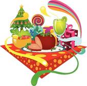 Clip Art Xmas Meal Clipart