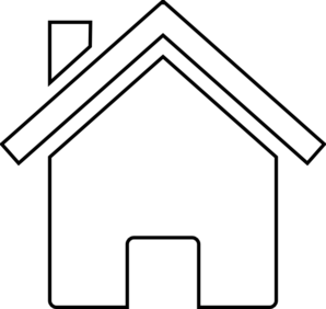 House Black And White Clipart
