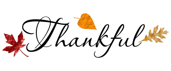 Be Thankful Clipart