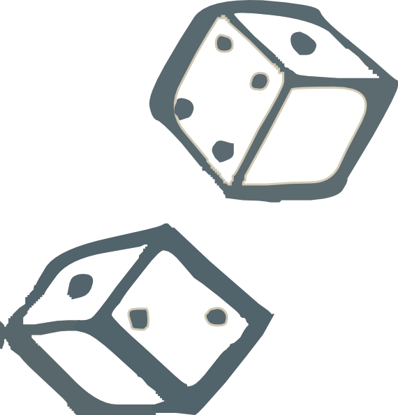 Cartoon Dice Clip Art - vector clip art online ...