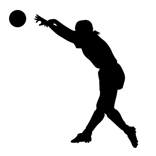 FEMALE SOCCER DECALS (Wall Decor) Female Soccer Player Silhouette ...