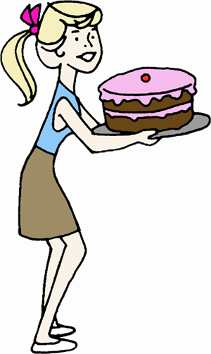 Clipart female birthday