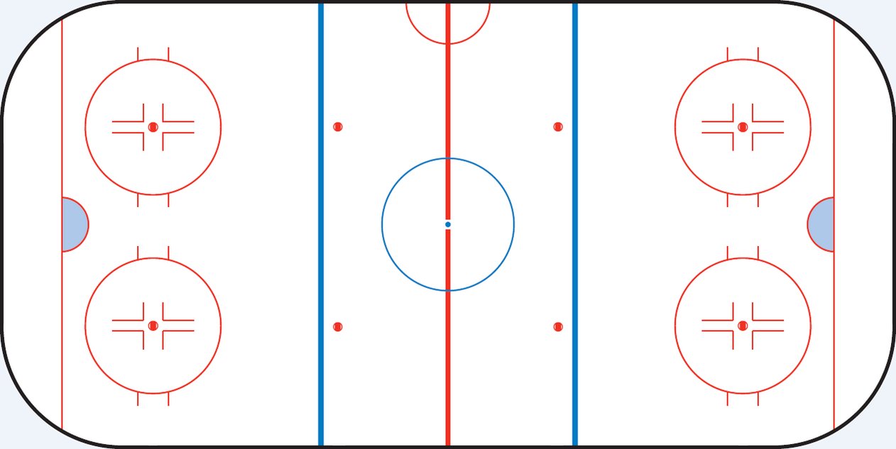 Hockey rink clipart