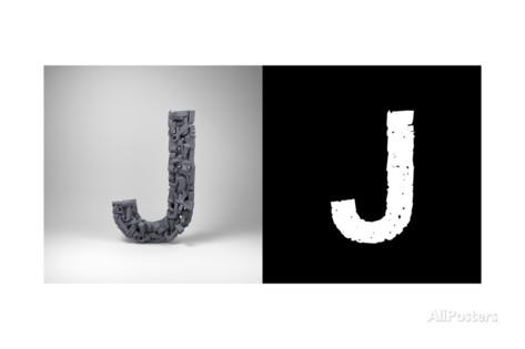 Letter J Art by badboo at AllPosters.com