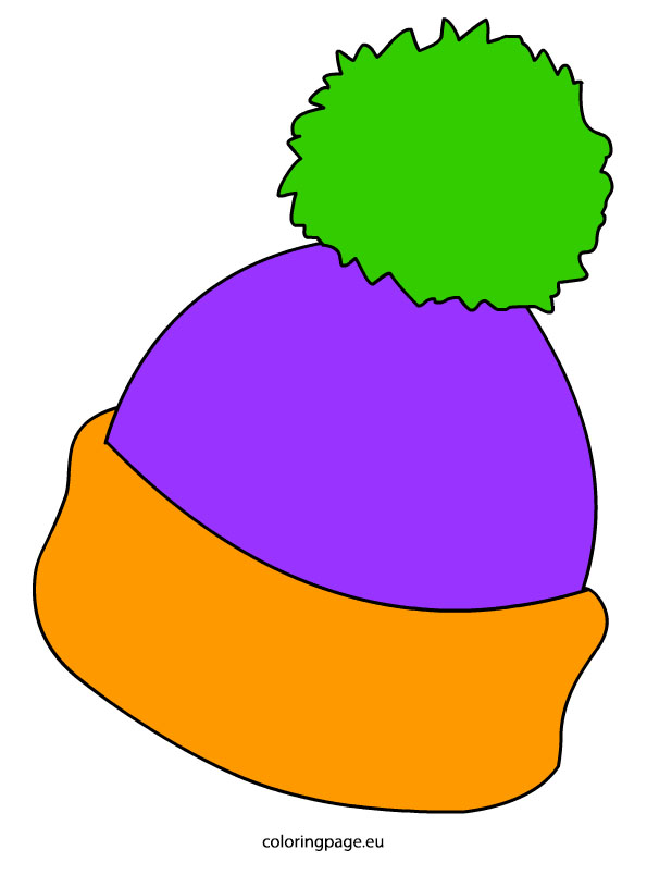 Boy winter hat clipart