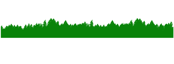Green Treeline Over White Background Clip Art ...