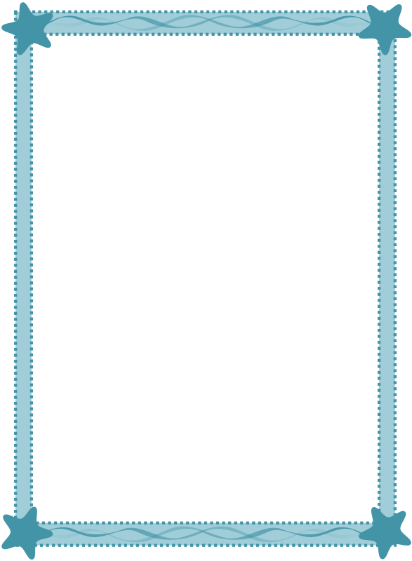 Sea frame Free Vector