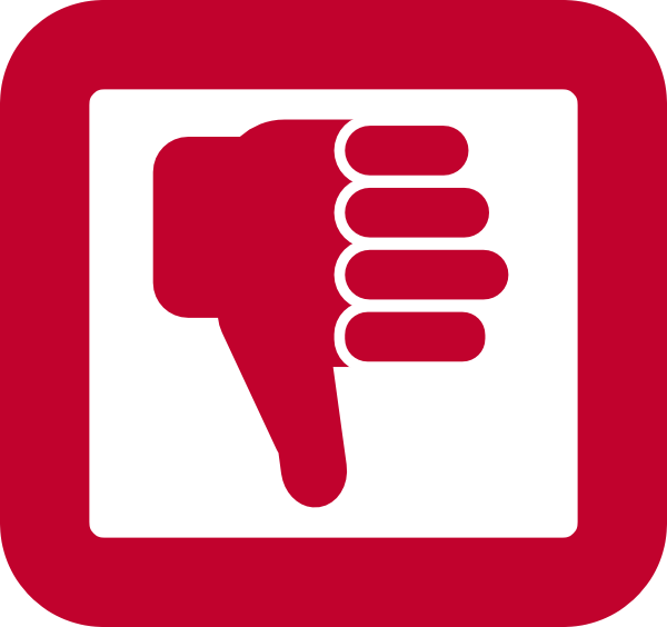 thumbs down clip art | Hostted