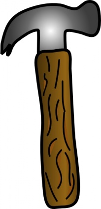 Hammer clip art vector, free vectors