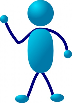 Stick Man clip art vector, free vector graphics