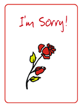 I'm Sorry Free Printable Greeting Cards Template Apology