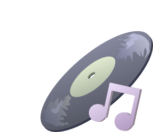 Disk Music clip art - vector clip art online, royalty free ...