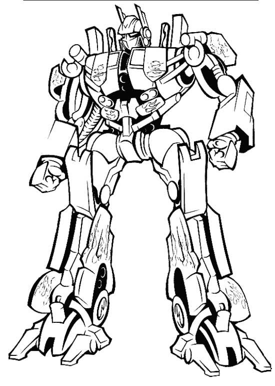 Prime Transformers Coloring Page | Robots