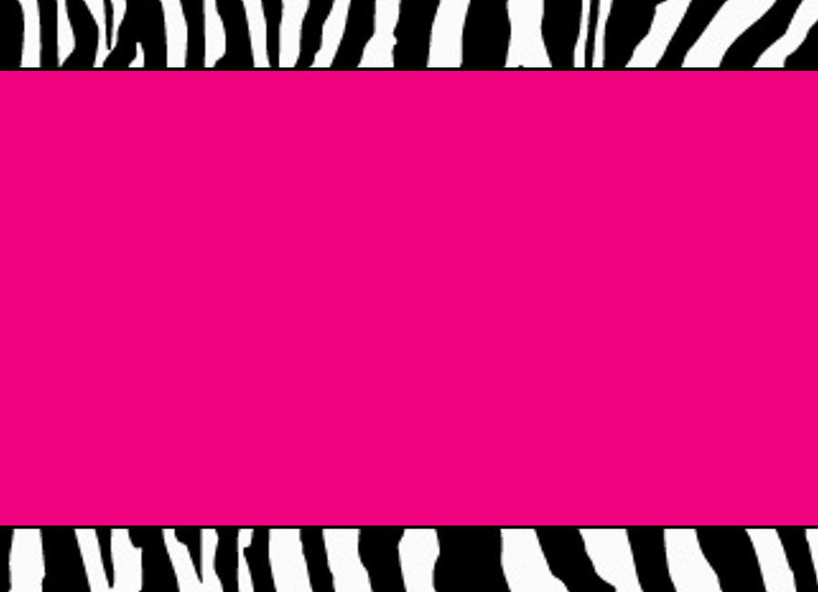 Hot Pink Zebra Template by StacyO