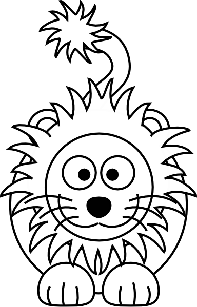 Cartoon Lion clip art - vector clip art online, royalty free ...