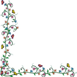 Awsome Backgrounds & Wallpapers » Floral Page Borders Designs