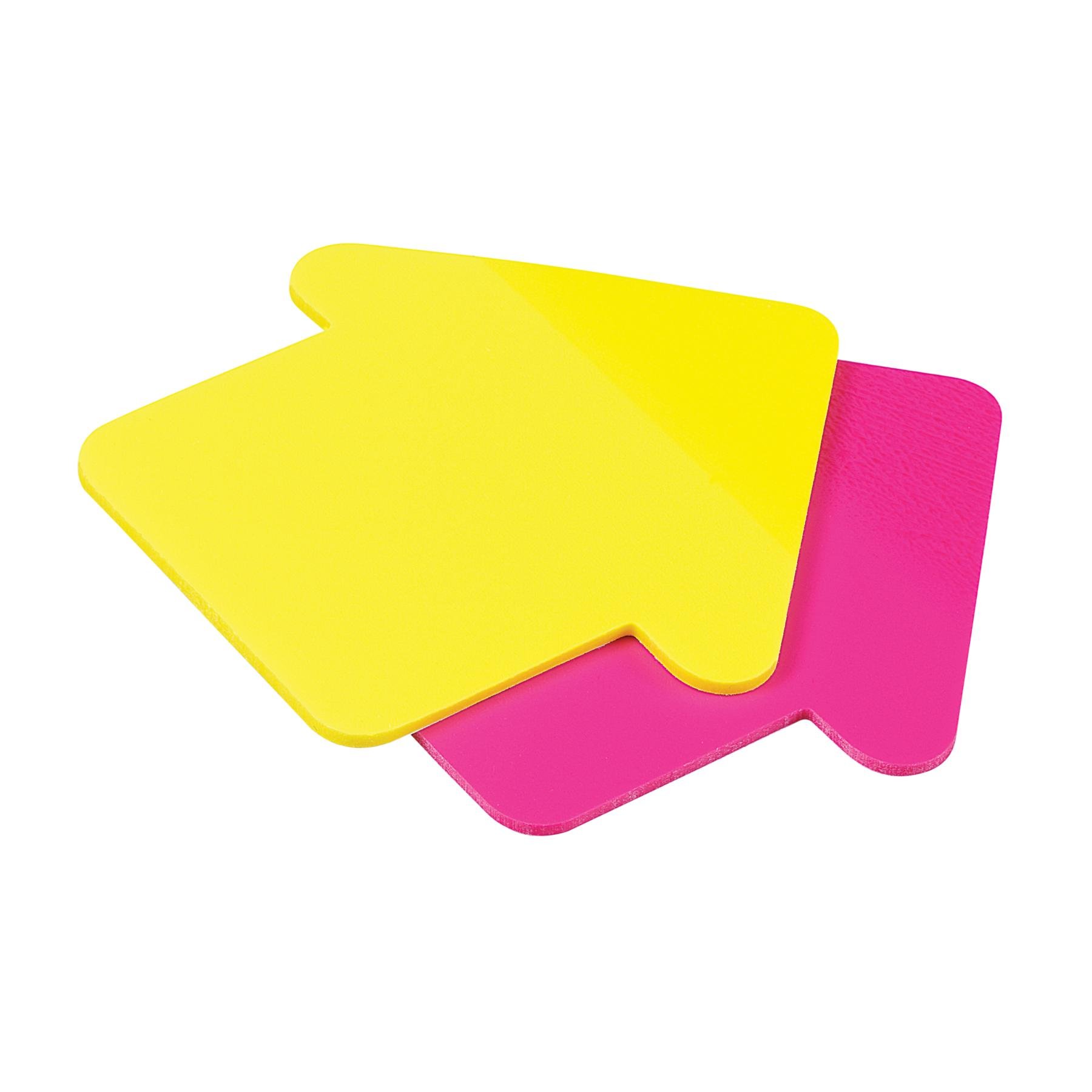 Avery Sticky Notes, See-Through, Large Arrow, 2.75 x 2.75 Inches ...