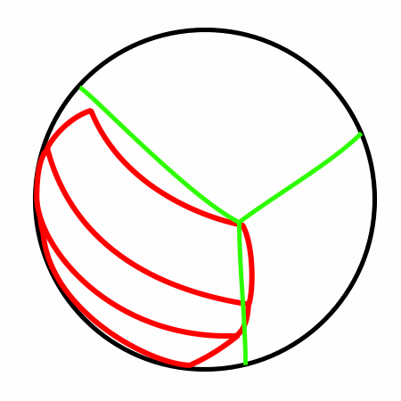 Drawing a cartoon volleyball