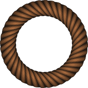 Rope Circle Clip Art - vector clip art online ...