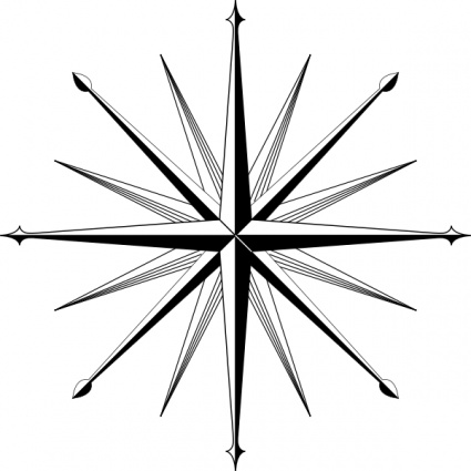 wind_rose_compass_rose_clip_ ...