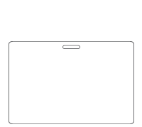 Custom shaped 4.5" x 3" Rounded Rectangular Luggage Tag pricing ...