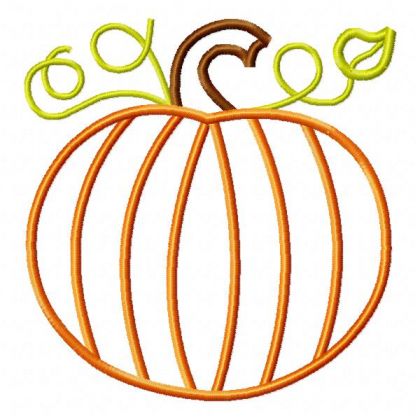 See It All :: Fall Pumpkin Applique - Embroidery Boutique