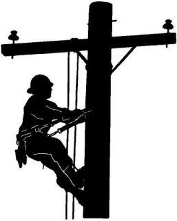 silhouette lineman