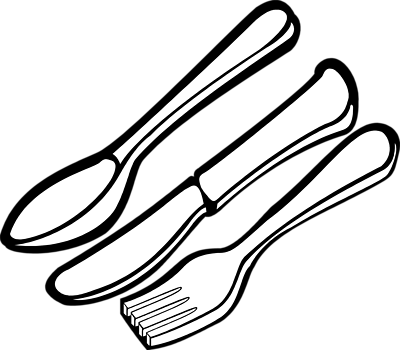 Silverware Clipart - Free Clipart Images