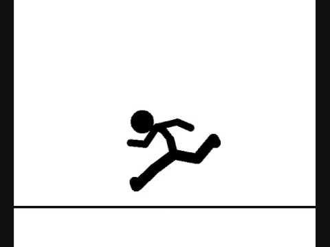 Girl Stick Figure Running - Free Clipart Images