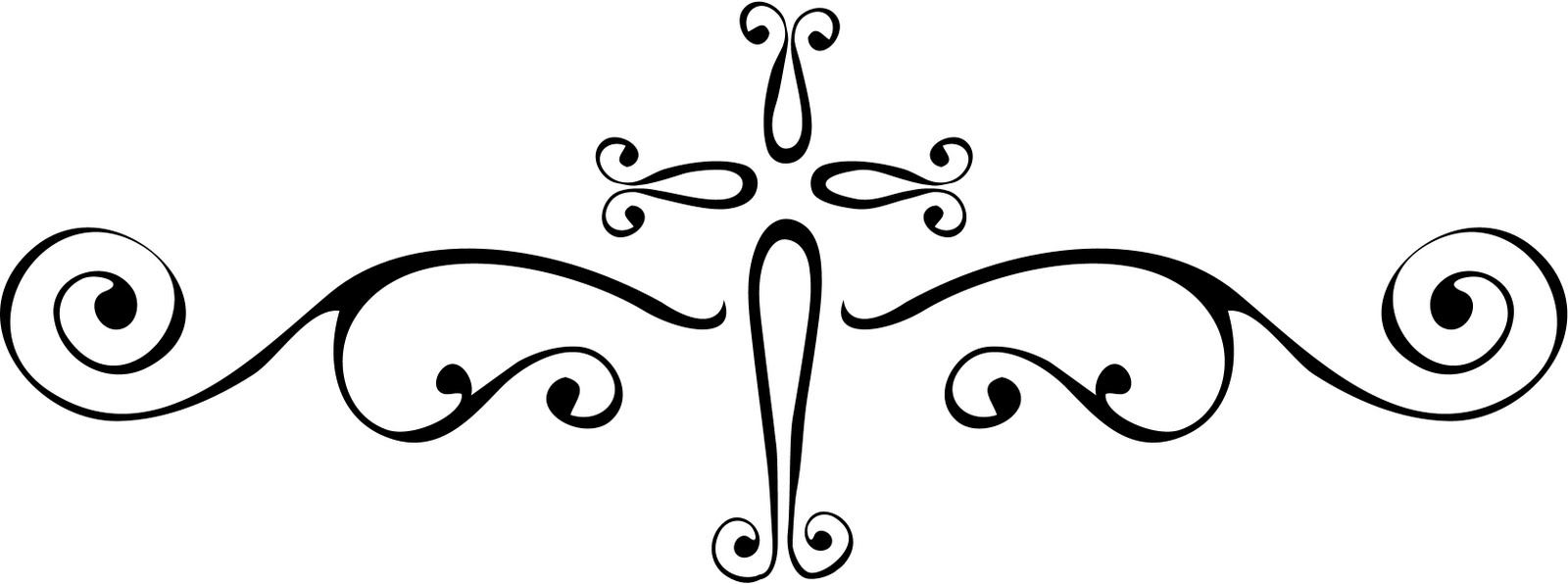 Fancy Border Clip Art Swirl - Free Clipart Images
