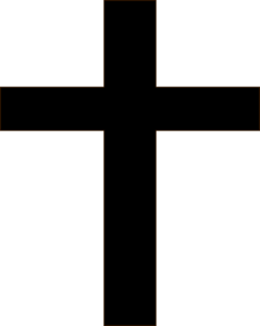 Simple Black Cross Clip Art - Free Clipart Images