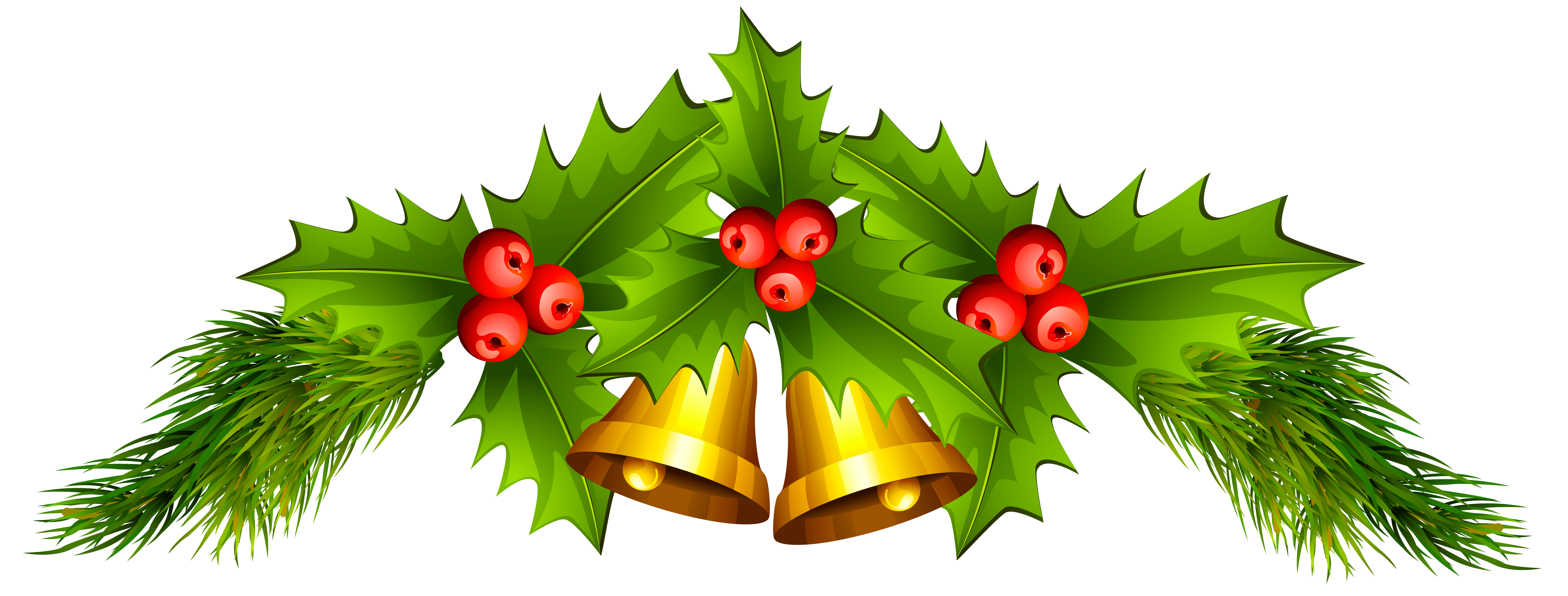 Christmas Bells PNG Clip Art Image