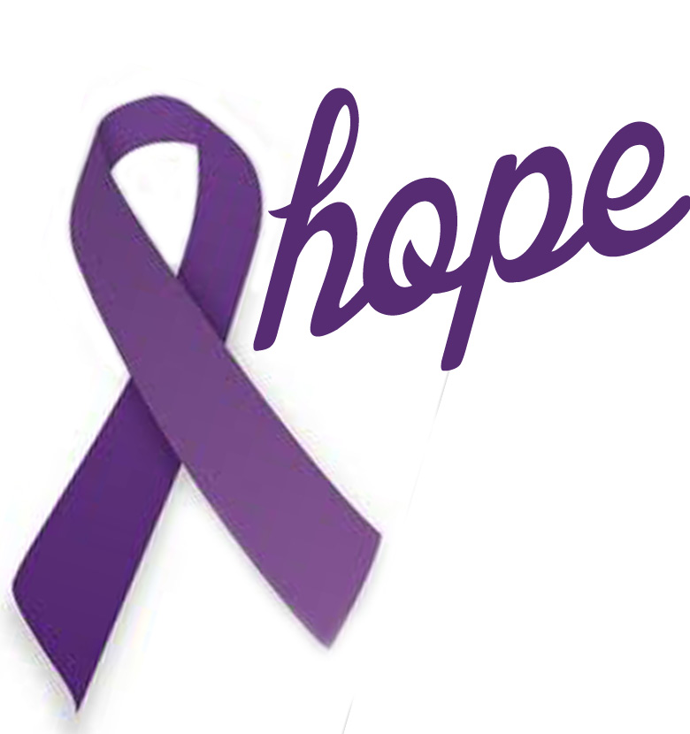 Pancreatic cancer ribbon clipart