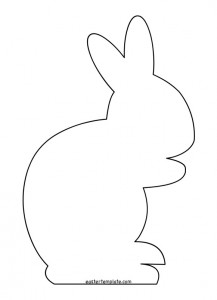 Images of Easter Bunny Template - Jefney