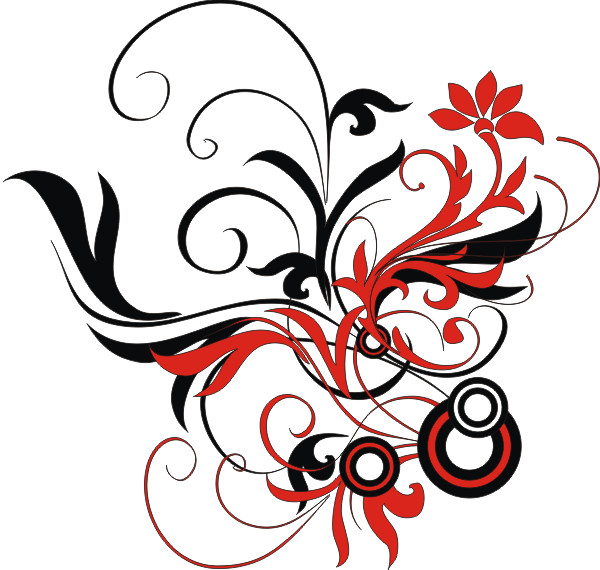 Gambar Tribal Bunga - ClipArt Best