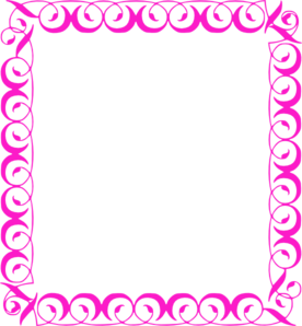 Pinky Border Clip Art - vector clip art online ...