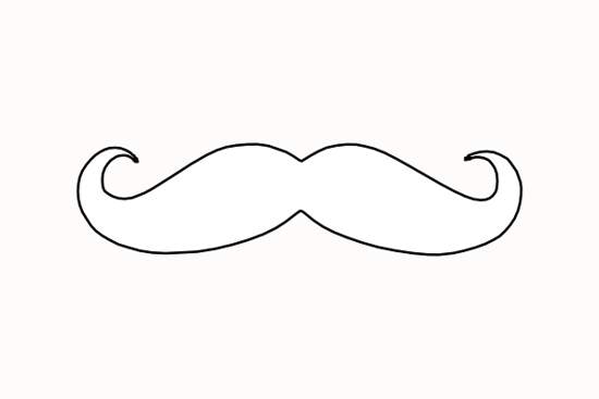 French mustache clip art - Free Clipart Images