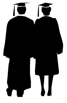 Graduation Clip Art Coloring Book - Free Clipart ...